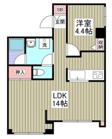 ポプリ蓮沼の物件間取画像